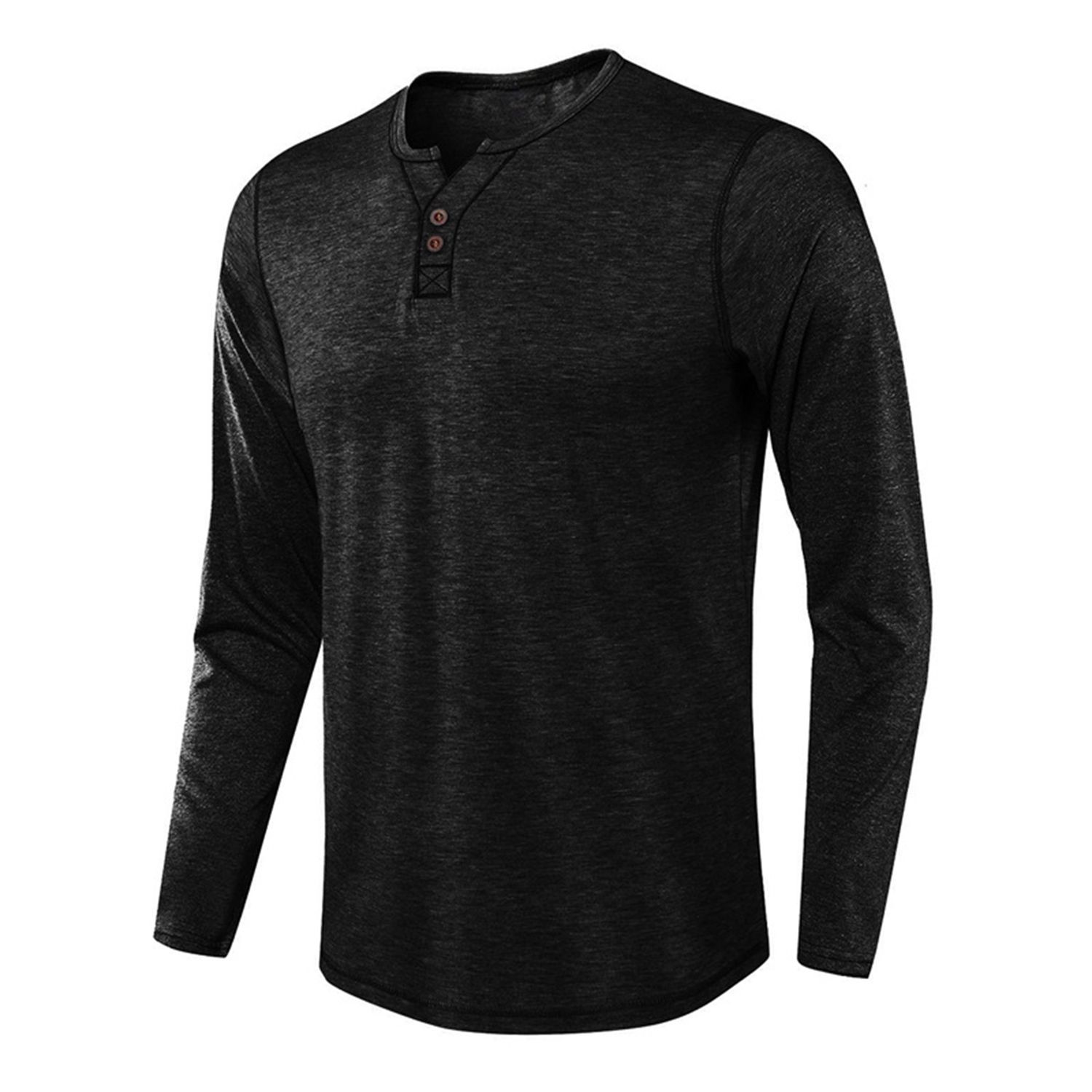 T-shirt Long Sleeve Sweat-absorbent Skin-friendly Pullover