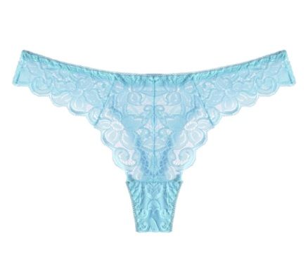 Lace Women's Thongs High Elastic T-Back for Girls Hollow Out Panties Soild Underwear Soft Intimates