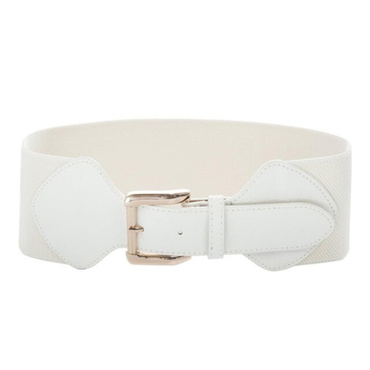 Grace Karin Women belts Ladies 7.5cm Classic design solid elegant Buckle Stretchy Elastic Waist Belt party wedding Waistband