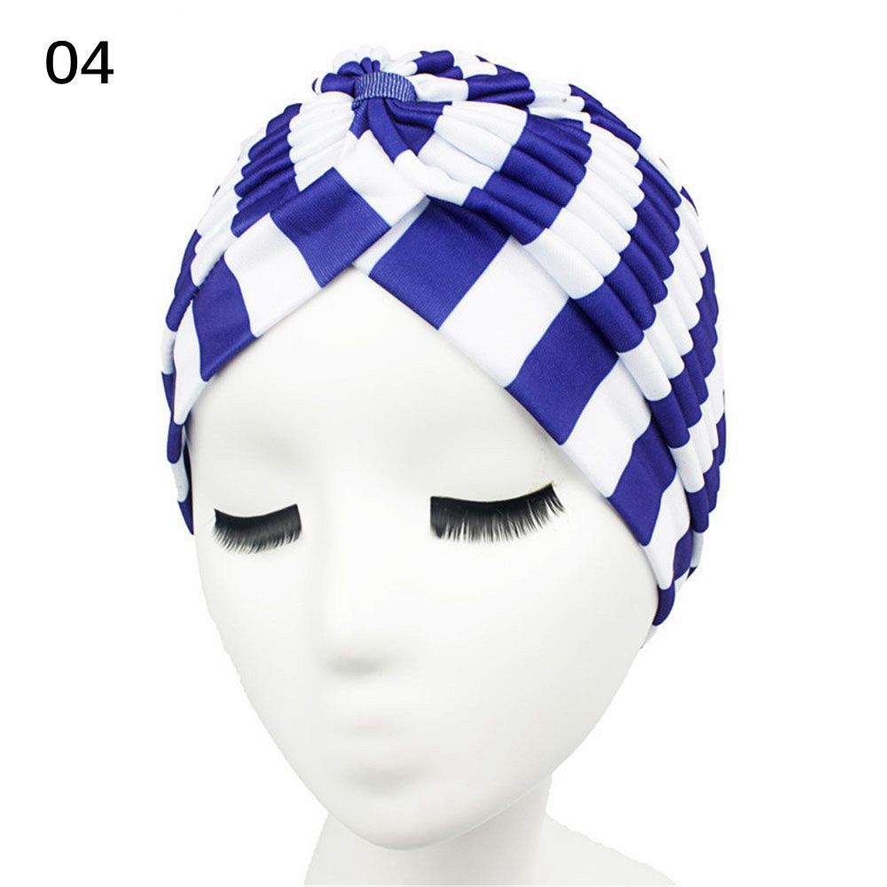【BestGO】1pc Summer Women Hat Printing Cancer Chemo Hat Beanie  Scarf Stretch Turban Head Wrap Cap