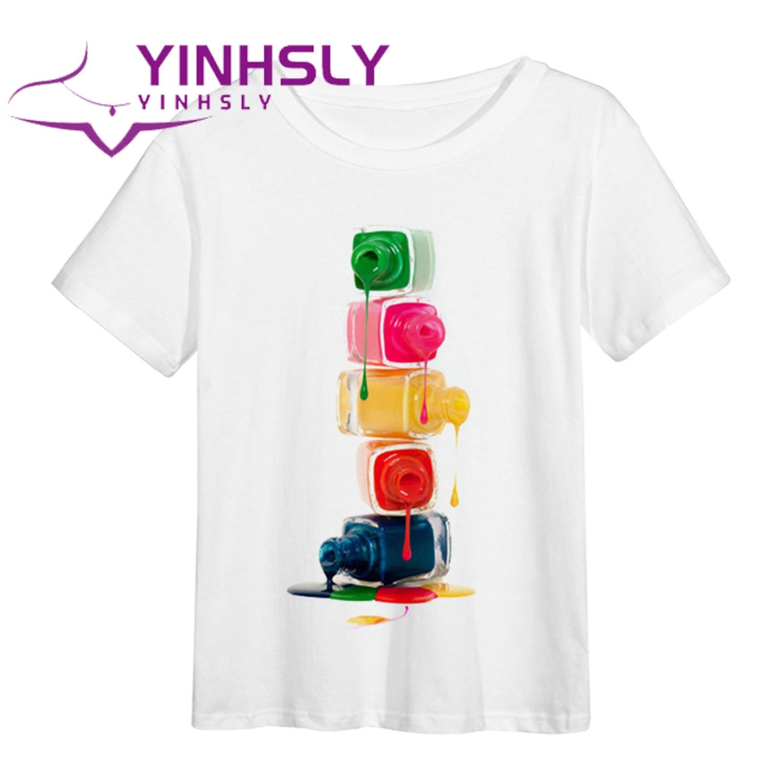 Women T-shirt Young Style Round Neck Women Top