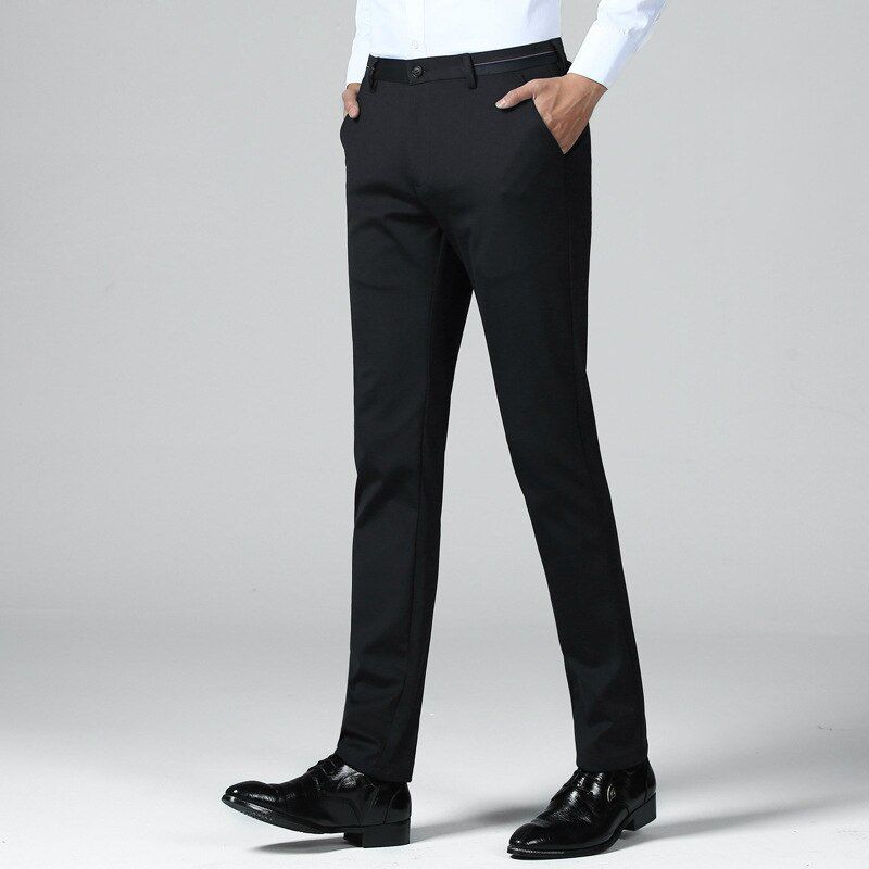 Suit Pants  Clothing Business Trousers Mens Casual Slim Fit Dress Pants Classic Straight Fashion Office Trousers Men Pants
