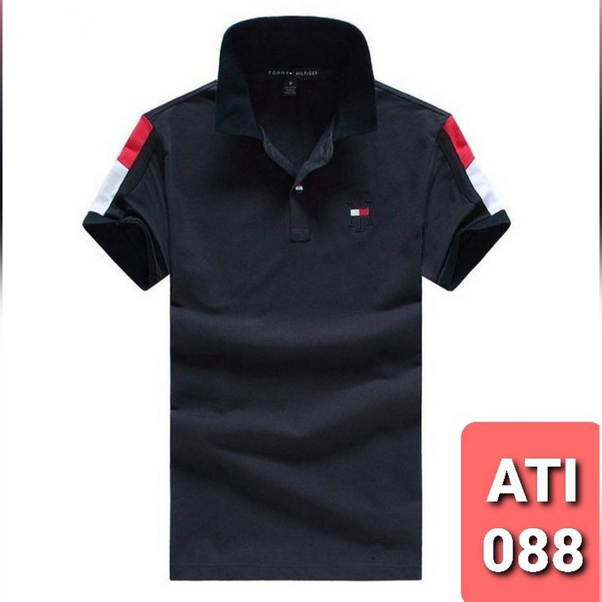 Contrast Half Sleeve Polo T-Shirt - Polo T Shirt For Men