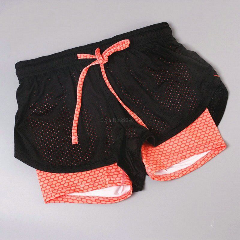 Aipbunny Women Breathable Mesh Gym Yoga Shorts Training Sportwear Jogging Cycling Fitness Workout Short Athletic Workout Clothes