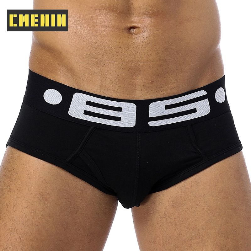 CMENIN Soft BS (1 Pieces) Breathable Cotton  Underwear Men Jockstrap Briefs Brand Men Underpants Male Panties Print Mens Innerwear BS102