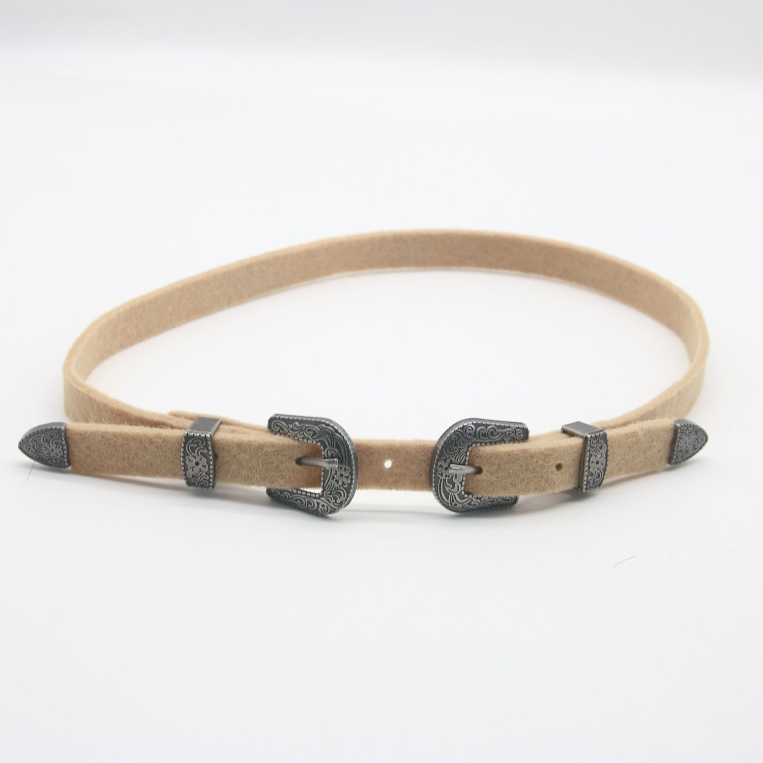 3 Pcs Belts for Women Men Fedora Hats Band Belts Khaki Black Chain Belt Band for Fedora Felted Hats Women Cinturones Para Mujer