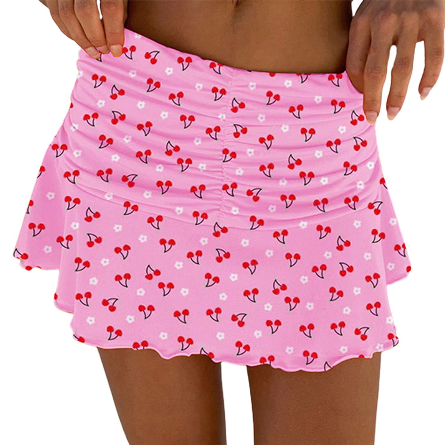 Short Skirts Stretchy Sweat Absorption Bodycon Mini Skirt