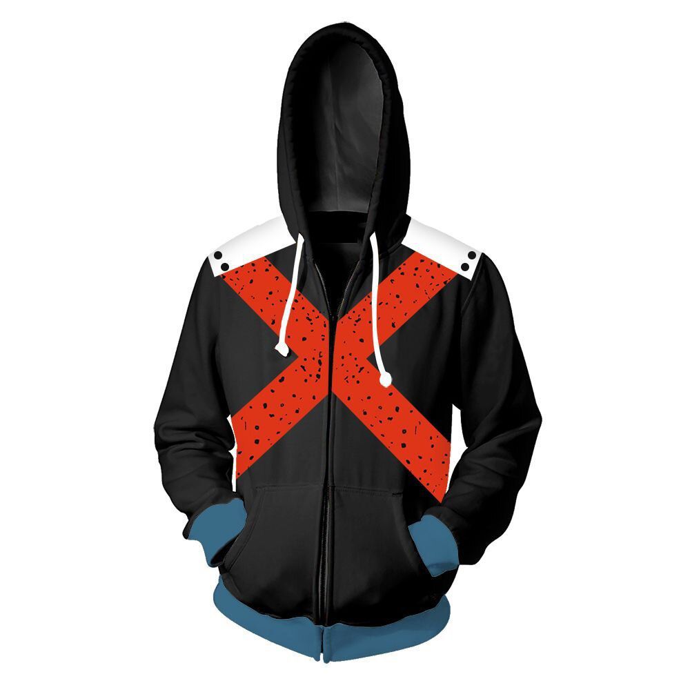 3D Harajuku Cartoon Hoodies Men Fashion Casual Anime Men Hoodie Cosplay Costume Streetwear Sweatshirt Zipper Top Jacket