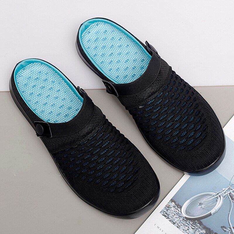Men Shoes Summer Men Sandals Breathable Mesh Male Sandal Outdoor Beach Men Shoes Water Male Slippers Fashion Slides Casual Shoes