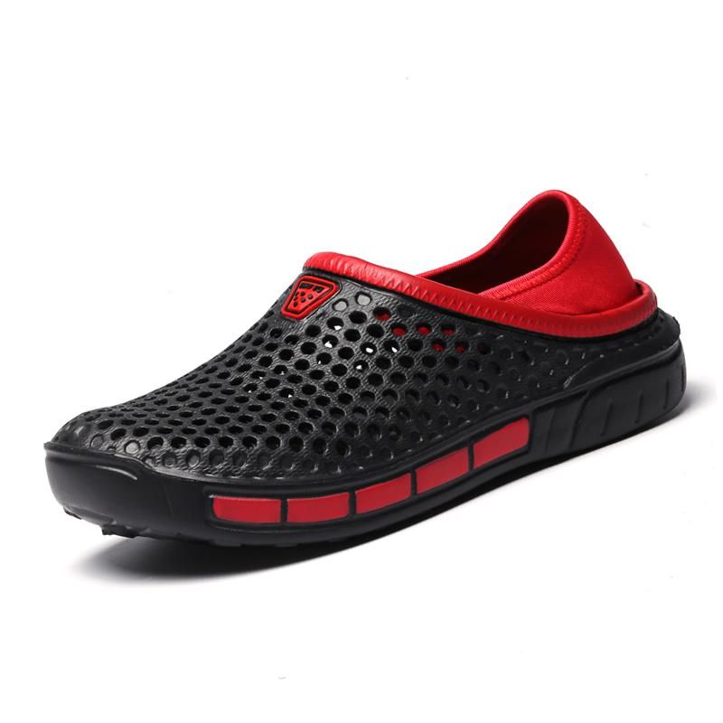 New Comfortable Large size Men Pool Sandals Summer Outdoor Beach Shoes men Slip On Garden Clogs Casual Water Shower Slippers