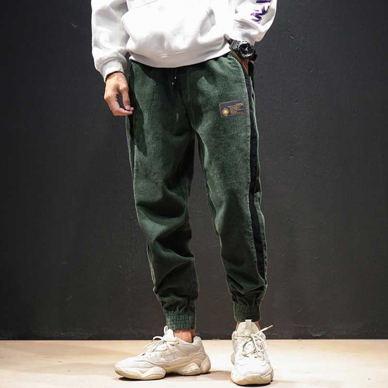 Winter Corduroy trousers men Plus thick velvet business casual loose New Autumn and Winter Male Business Men's Trou