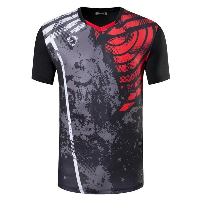 Jeansian Men's T-Shirt Tshirt Tee Shirt Sport Short Sleeve Dry Fit Running Fitness Workout LSL298 Black US Size S-XXL