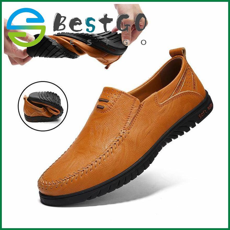 Large size 37~47 Men's British-style Moccasin-gommino Shoes