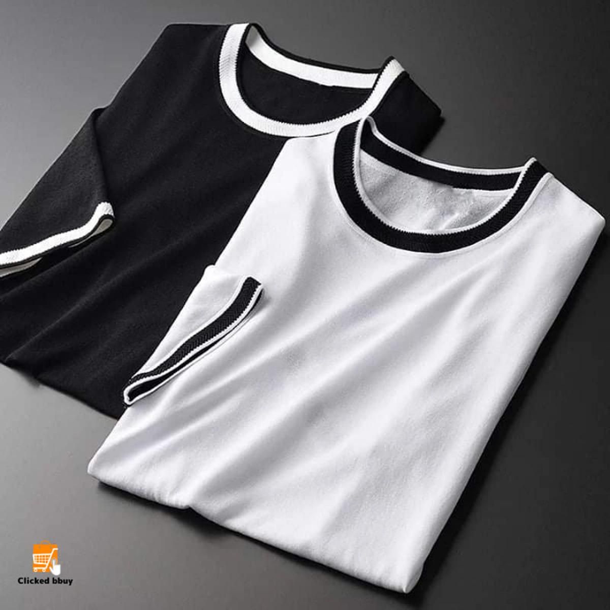 Fashionable Trendy New half Sleeve  2 pies combo T - Shirt  For Men - Hoodie For Men - Winter Collection For Men - Hoodie For Men - Hoodie - Hudi For Men