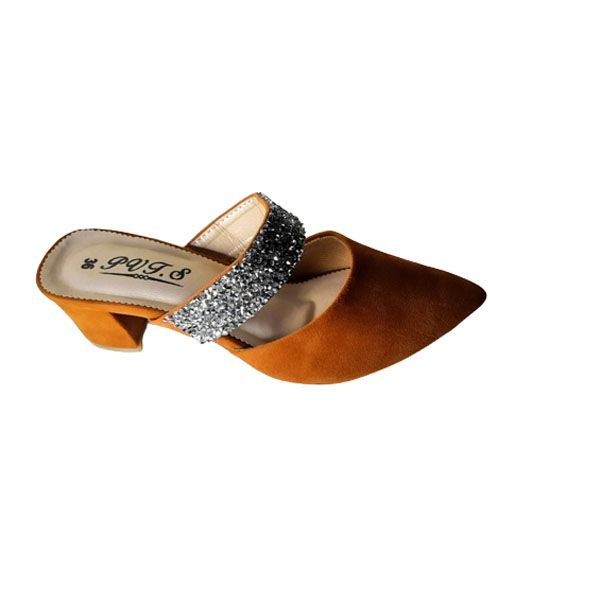 Brown Fashion Stylish Nagra  Heel  for Women