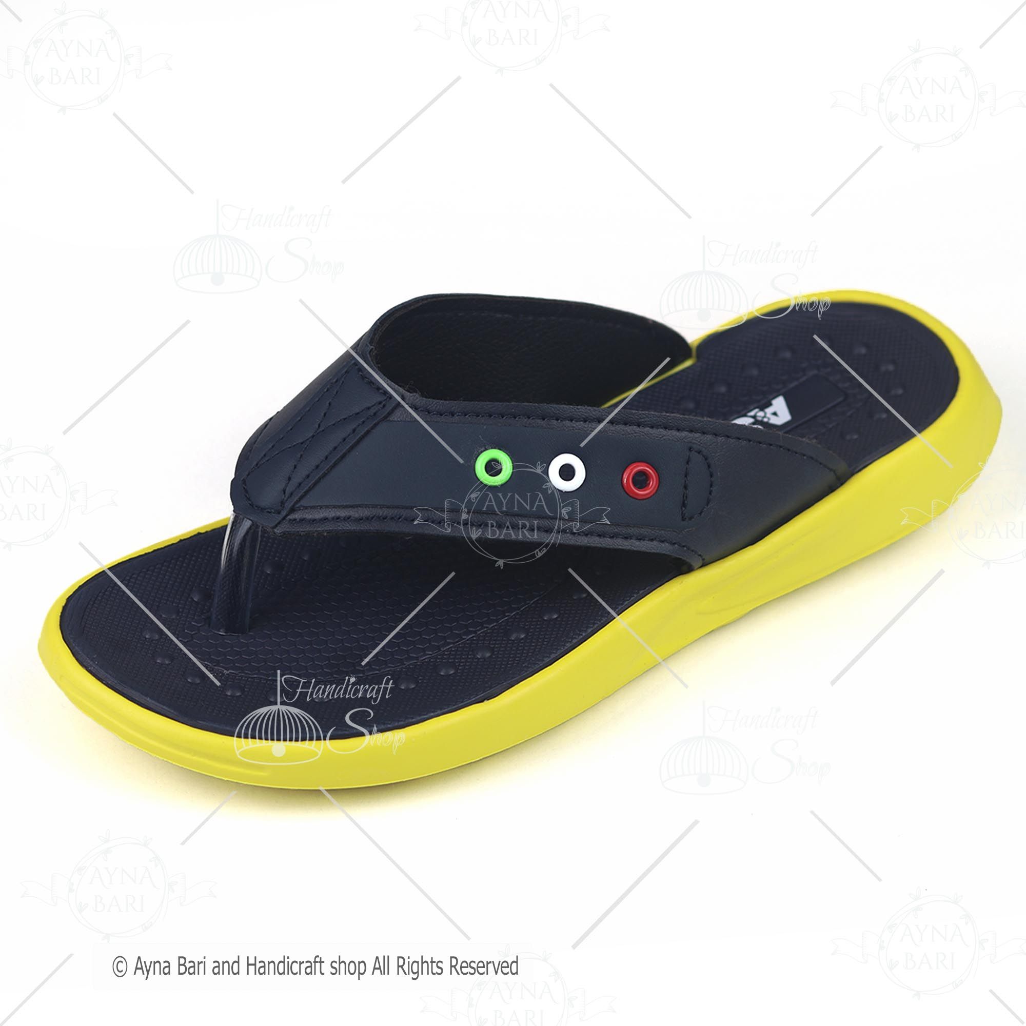 2belt Slipper Sandals for Men Light Weight spongy AS DRAGON Slides Top new Collection High sole High Quality - Sandal