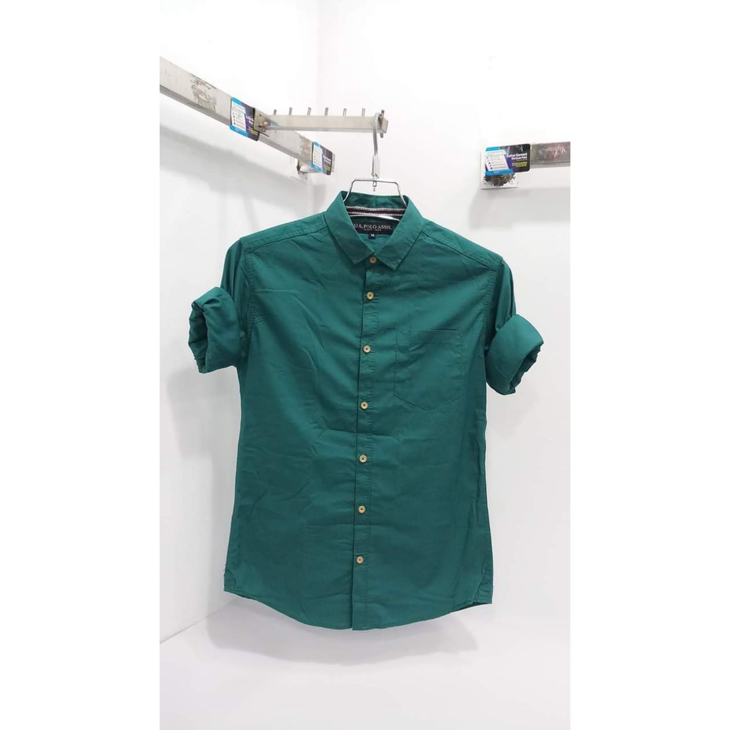 Long Sleeve 100% Cotton  Casual Shirt For Men - Shirt