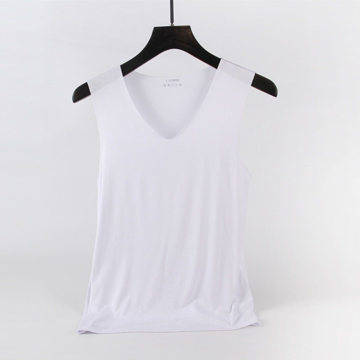 Seamless underwear men TaTops Casual Solid Sleeveless Soft  Summer Top Camisole Plus Size 5XL workout clothes for men
