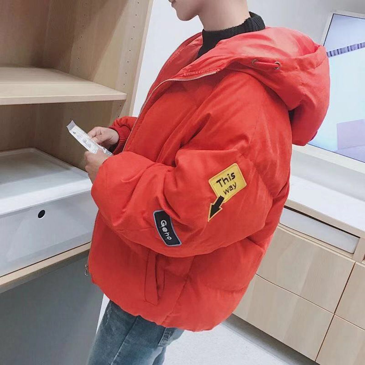 Winter Jacket Men Streetwear Parka Hombre Invierno Fashion Hop Outwear Overcoats