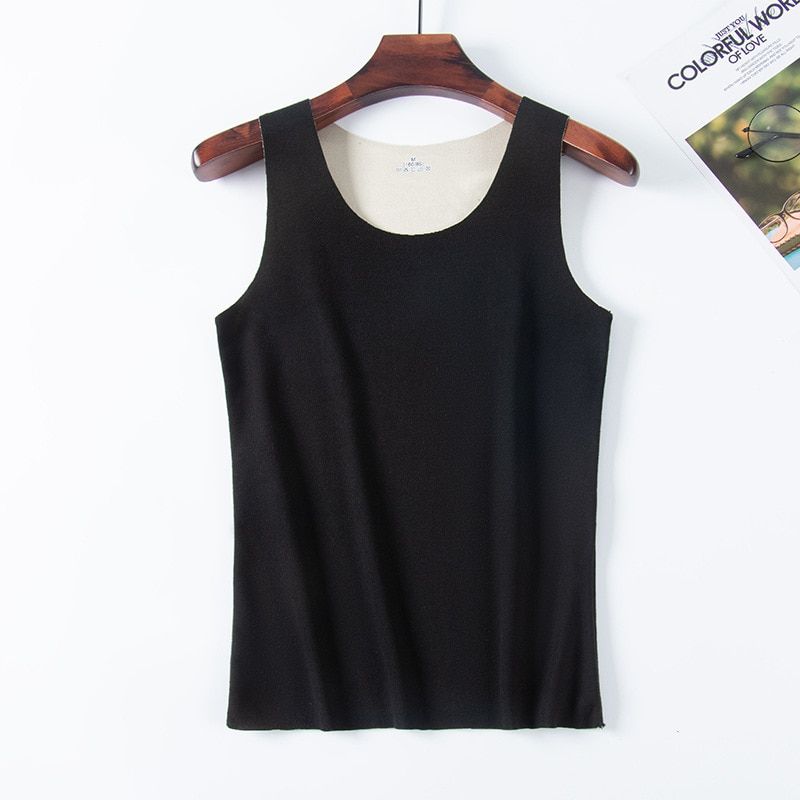 Warm Vest for Man Keep Warm Underwear Men Vest Men's Winter Thermo Shaping Large Size Male Vest Comfortable with Velvet