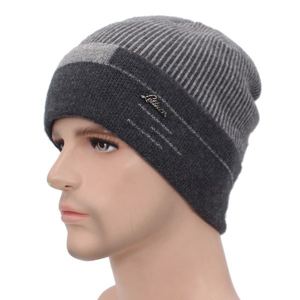 Brand Skullies Beanies Men's Winter Hats For Men Knitted Hat Cap Women Scarf Skull Srt Bonnet Brimless Winter Cap Beanie Hat