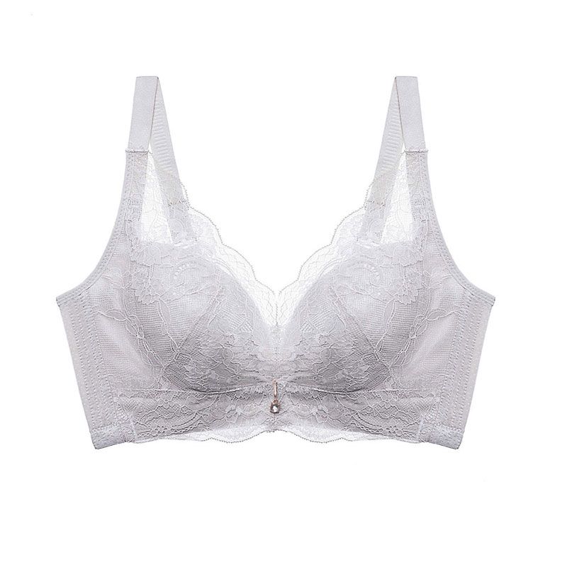 Ultra-thin Cup Without Sponge High-end Lace Wireless Bra Women Gather Adjusting Beauty Salon Bra
