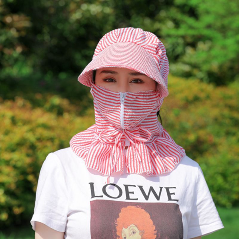 【BestGO】Sunscreen Hat Female Summer UV Protection SunshaCycling Sun Hat