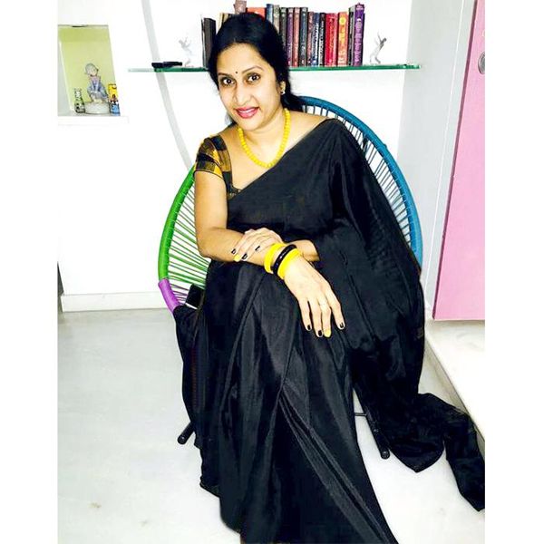 Japani Silk Saree for Women-Black
