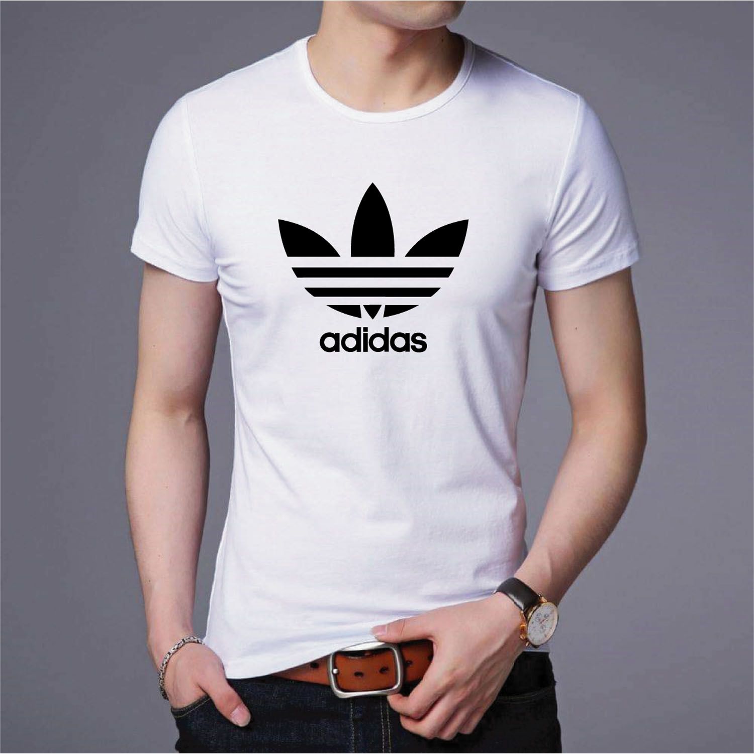 whitg colour (1 piz ) Export 100% Cotton High Quality half Sleeve t-shirt for men