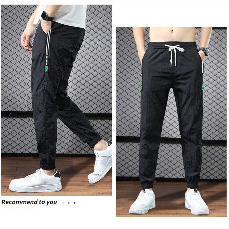 Loose Trousers Men Spring Summer Ultra-thin Pants Outdoor Jogger Sport Comfort Pants Pantalons Pour Hommes