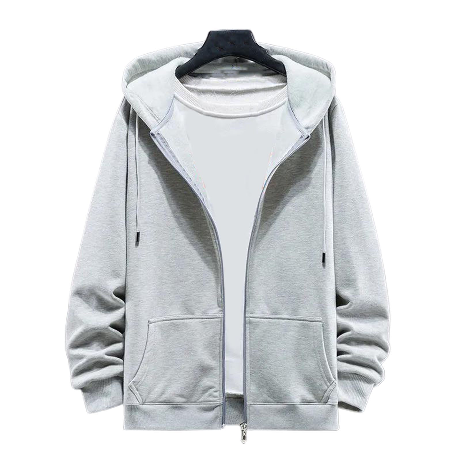 Casual Sweatshirt Stretchy Drawstring Solid Color Casual Sweatshirt