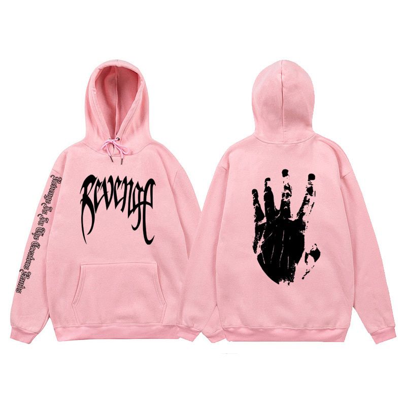 Revenge  Me Hoodies Man  Hop Streetwear XXXTentacion Hoodie Sweatshirt Men Letter Print Hooded Sweatshirts Hoody