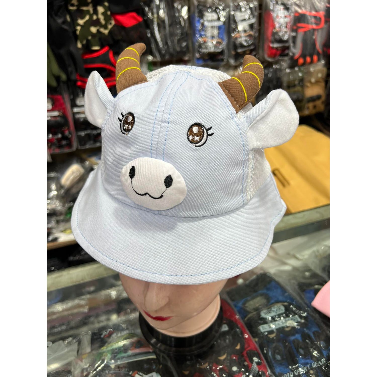 (Hat King) Kids Boy Girl China Stylish Sunshade Sun Hat (Sky Blue) PM60