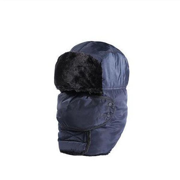 2019 Winter Bomber Hats Faux Fur Ushanka Earflap Aviator Trapper Men Women Winter Warm Snow Ski Cap