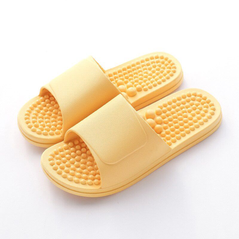 Women Indoor Slippers Soft PVC Summer Shoes Woman Men Home Slides Anti-slip Female Lovers Massage Bathroom Slipper SH01152