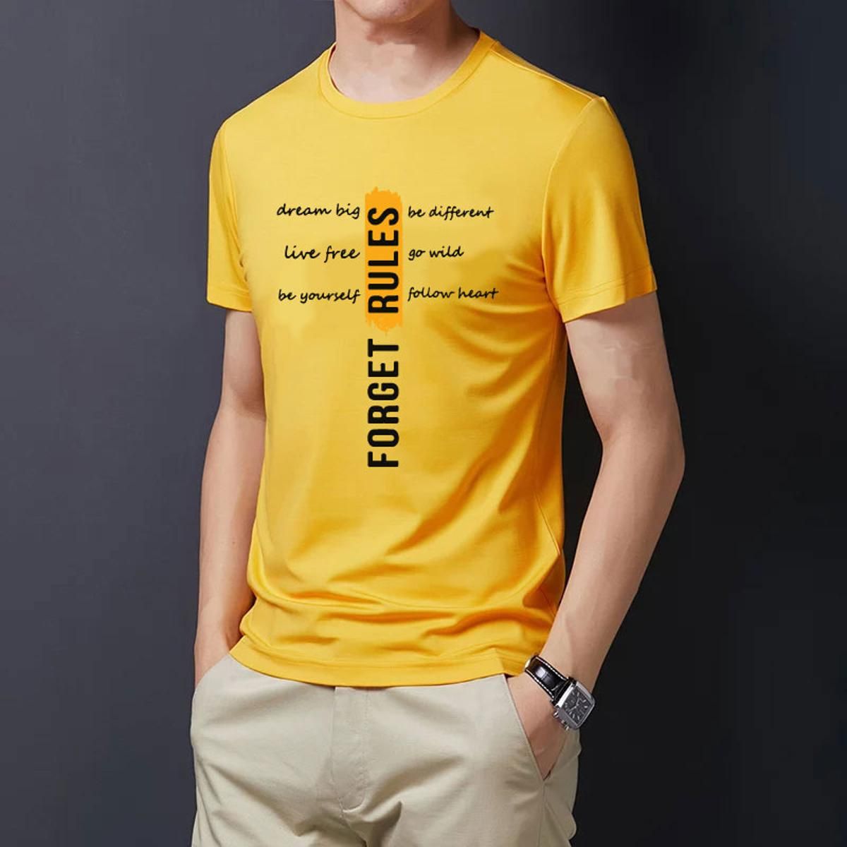 Forget Rules Trendy T-Shirt For Men - T Shirt For Man - T Sirt