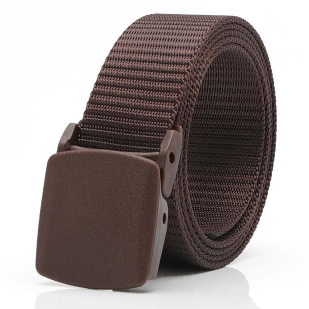 Men Adjustable Buckle Pants Outdoor Waist Belt Waistband