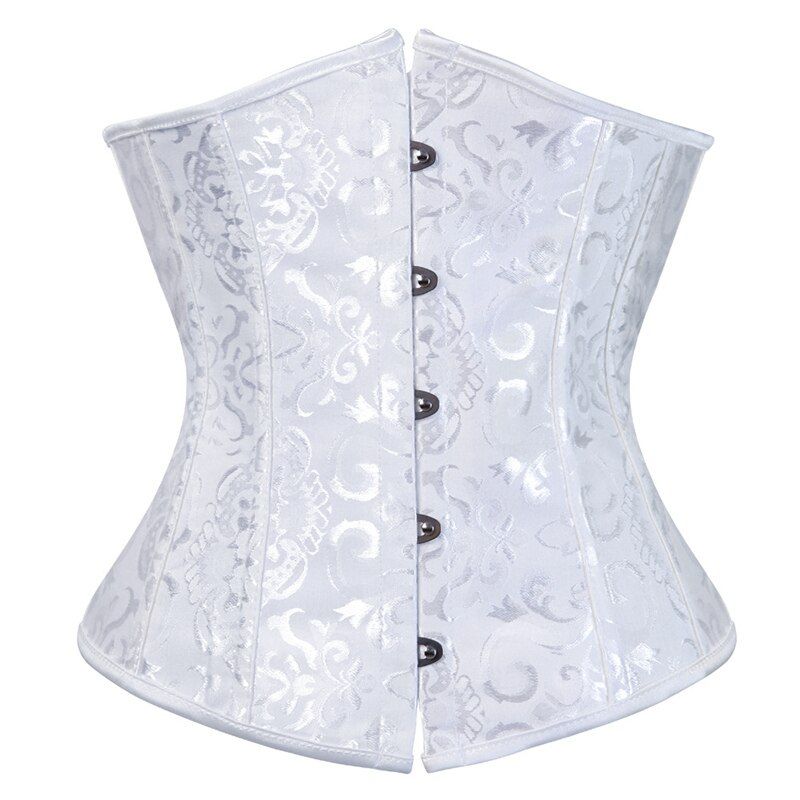 Gothic Corset Women y UnderCorset Waist Trainer Corset Shaper  Plus Size Corpete Corselet Black White Red Blue S-6XL
