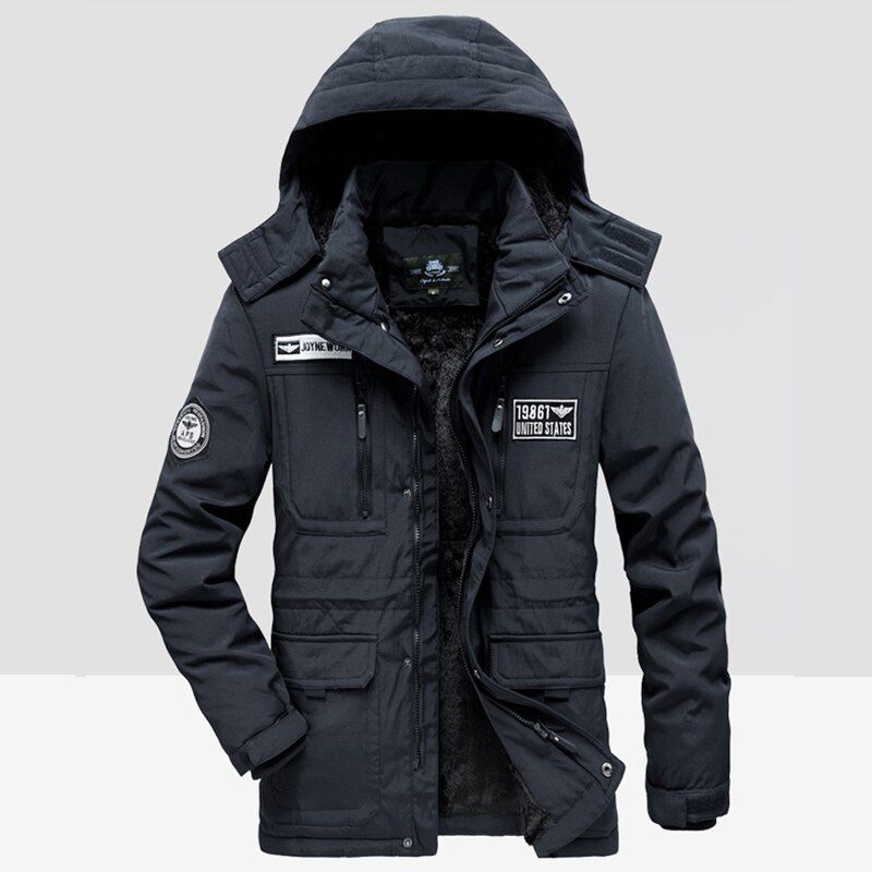 FlJacket male cotton Snow Parka Coats Outerwear Thol Liner Clothing