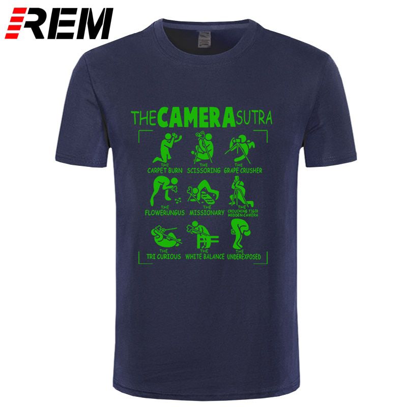 TCamera Sutra Photography Hop Printed T Shirt Short Sleeve Gift T-Shirts Tshirts