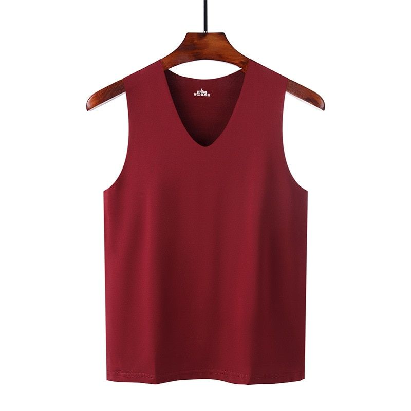 HFYF Summer Cool Men Vest TaTops Underwear Mens Undershirt Transparent Shirts Male Bodyshaper Fitness sleeveless No Cotton