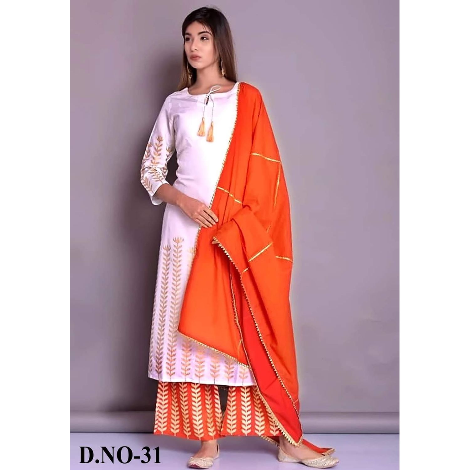 মহিলাদের জন্য নতুন জমকালো আনস্টিচড সুতির স্ক্রিন প্রিন্টেড সালোয়ার কামিজ .....