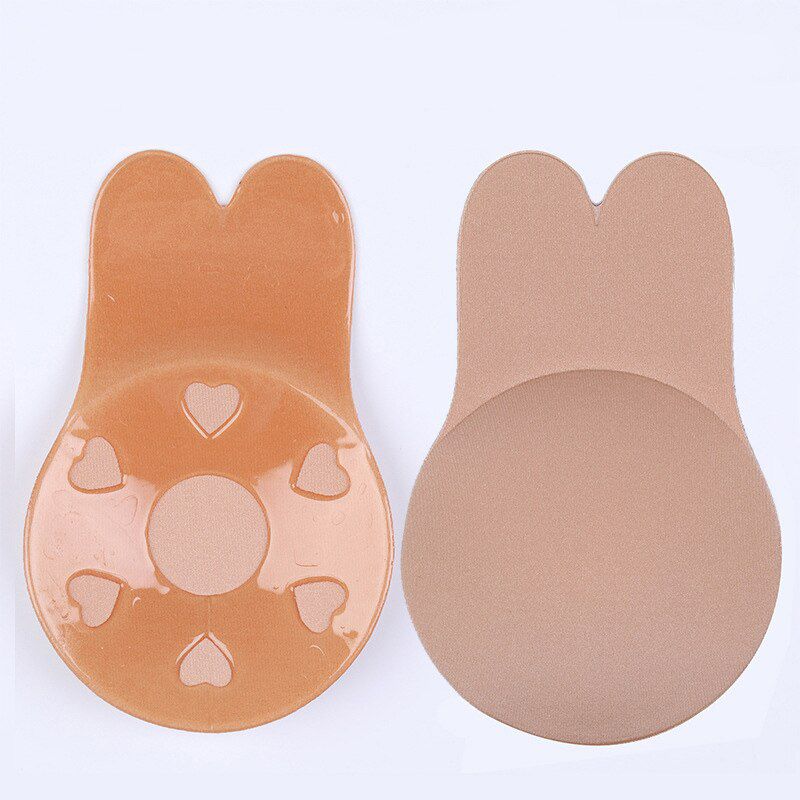 Self Adhesive Invisible Push Up Bras For Women Strapless Femme Seamless Wireless Invisible Bralette Silicone Fly Bra Tape