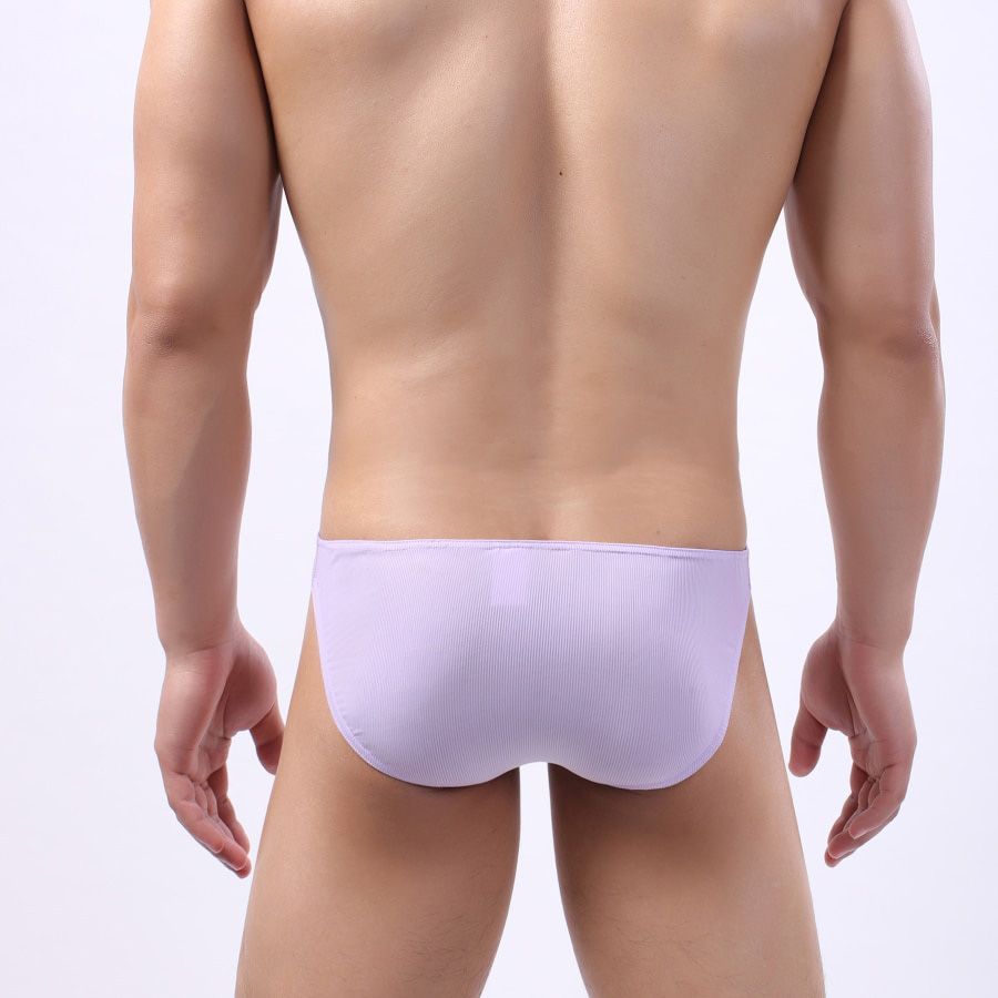 Men's Sexy Men Briefs Rib Fabric Gay Panties Comfortable Man Underpants  Slips Cuecas Masculinas Y15