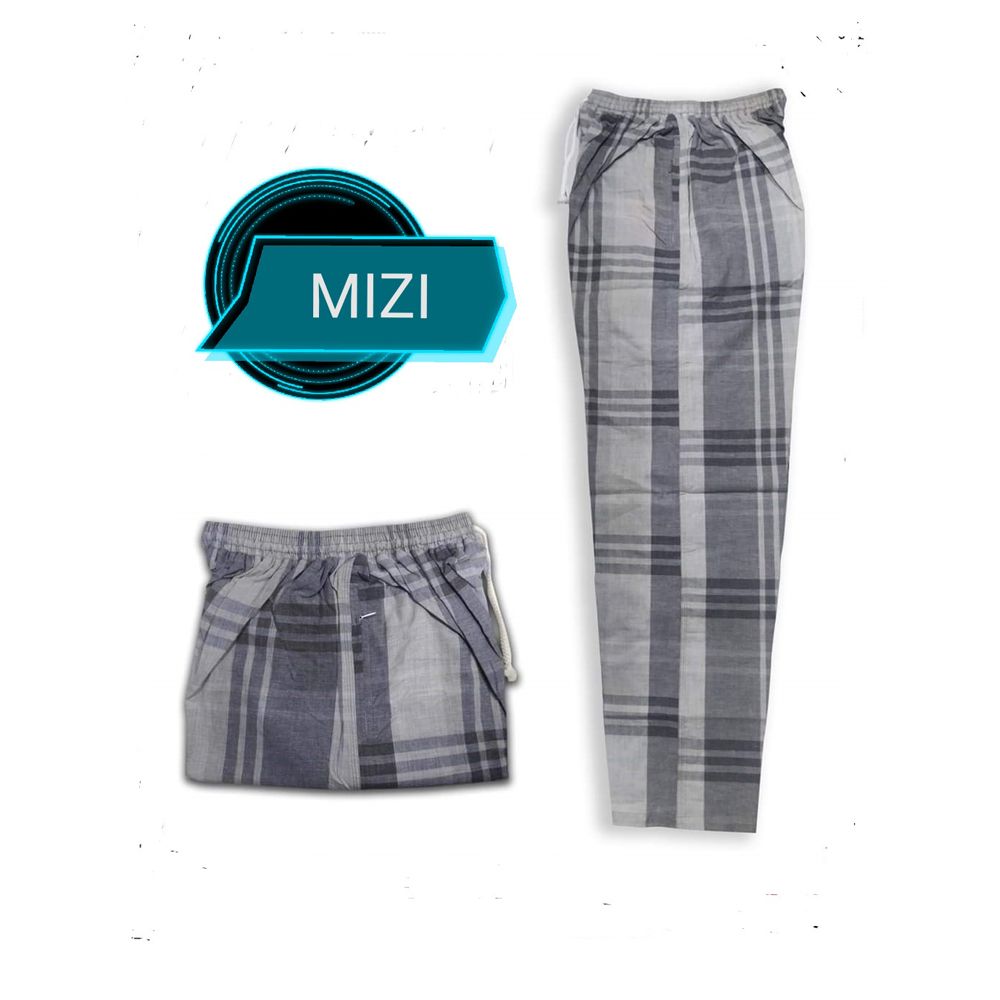 Night Comfort sleeping Cotton Trouser For Men Ash