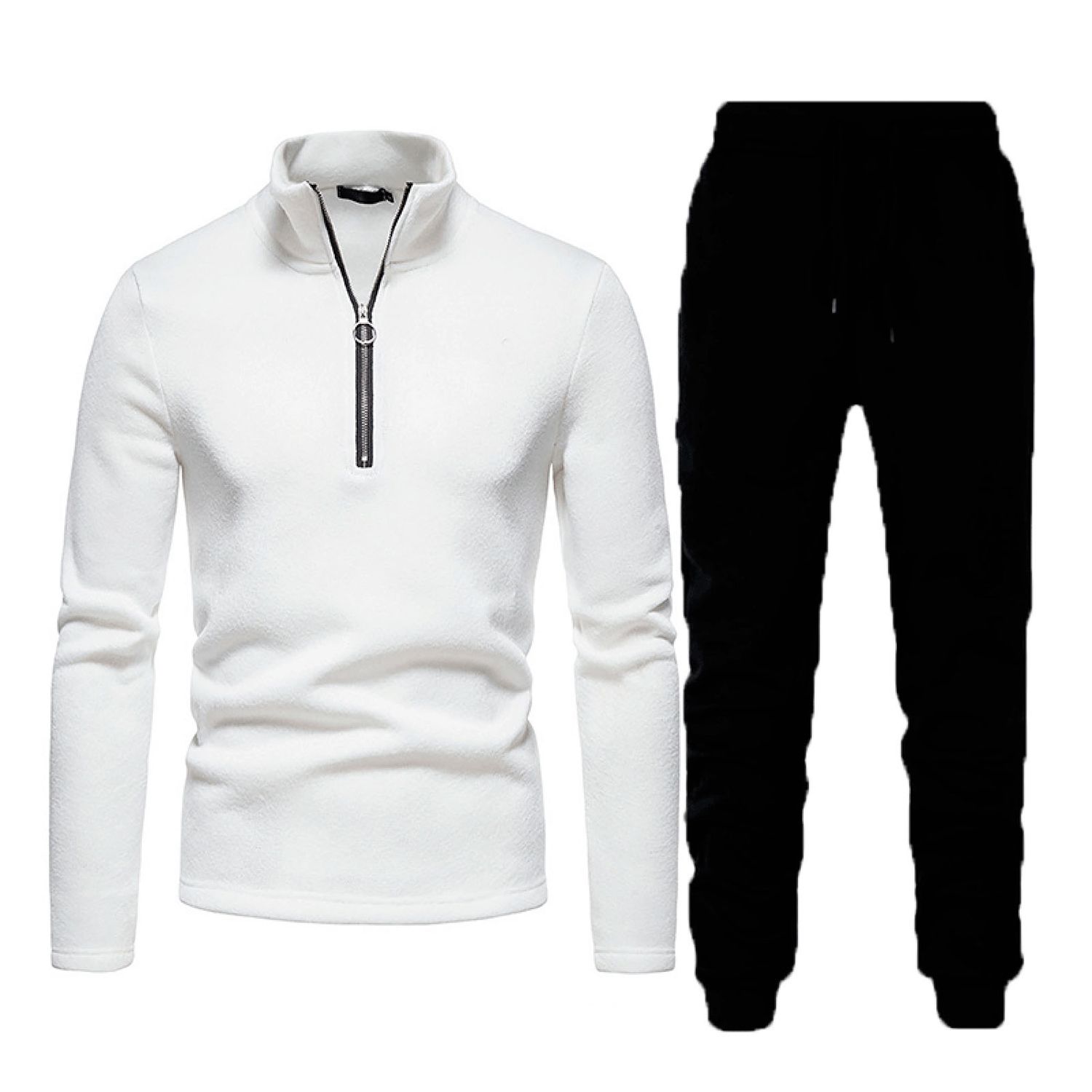 Men Tracksuit Suit Elastic Waist Long Pants Men Tracksuit Suit