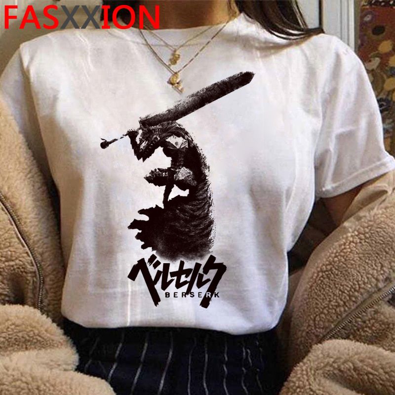 Berserk Guts Funny Cartoon T Shirt Men Manga sman Gatsu Sacrifice Zodd Anime T-shirt 90s Uni Tshirt Hop Top Tee Male