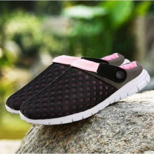 hot Summer Men woman Breathable mesh flat Baotou slippers Lightweight Casual Sandals fashion Beach Shoes Comfortable Sandals