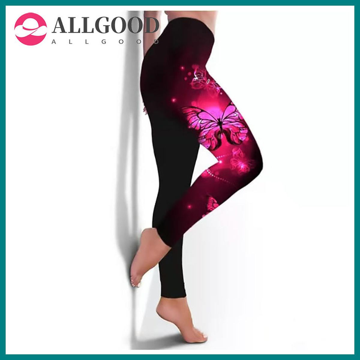 Tie Dye Pants Women Casual Spring Autumn Elastic Legging Capris Slim Butterfly Print Skinny Comfy Female Trousers Jeggings
