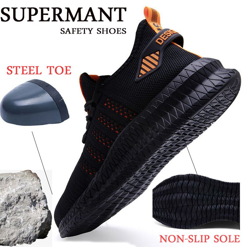 Safety Shoes Safety Boots Mens Shoes Industrial Footwear Low Cut Steel Toe Cap Steel Mid Sole 521